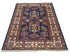 3x5 Kazak Blue Afghan Hand Knotted Traditional Wool Area Rug